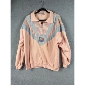 Euro Joy Vintage Women's Pull Over Sweatshirt Size 24/26 Loch Lomond 80s